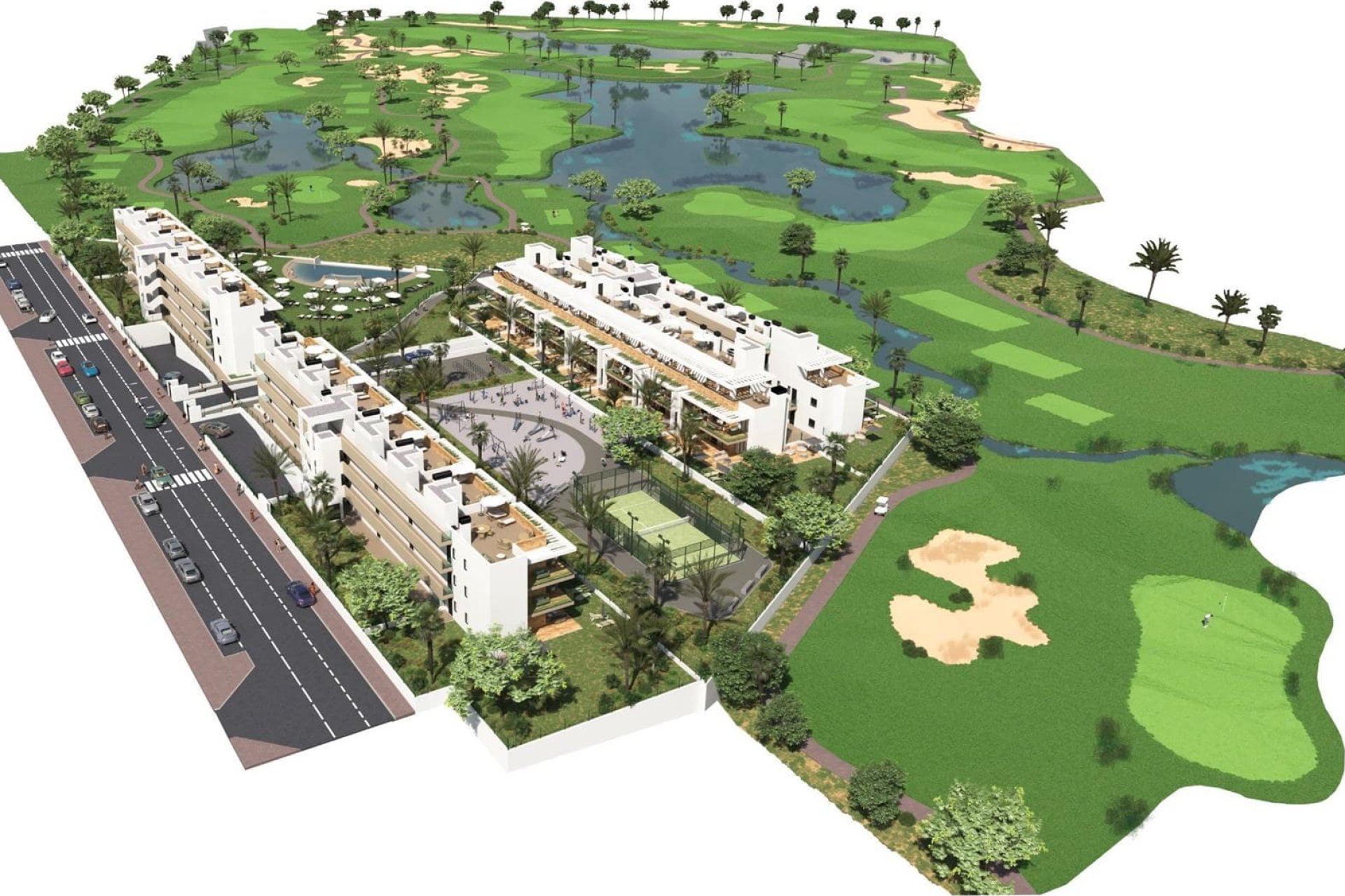 Nybyggnation - Lägenhet - Serena Golf - Costa Calida