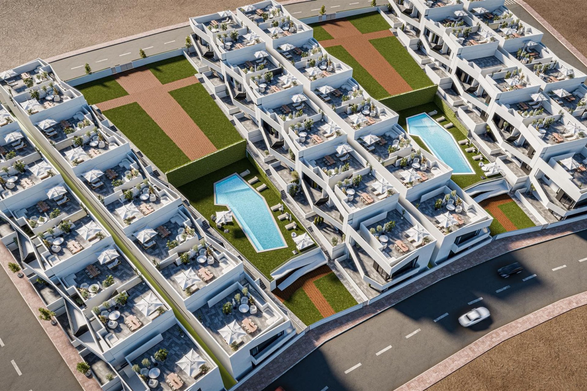 Nieuwbouw Woningen - Appartement - San Miguel de Salinas