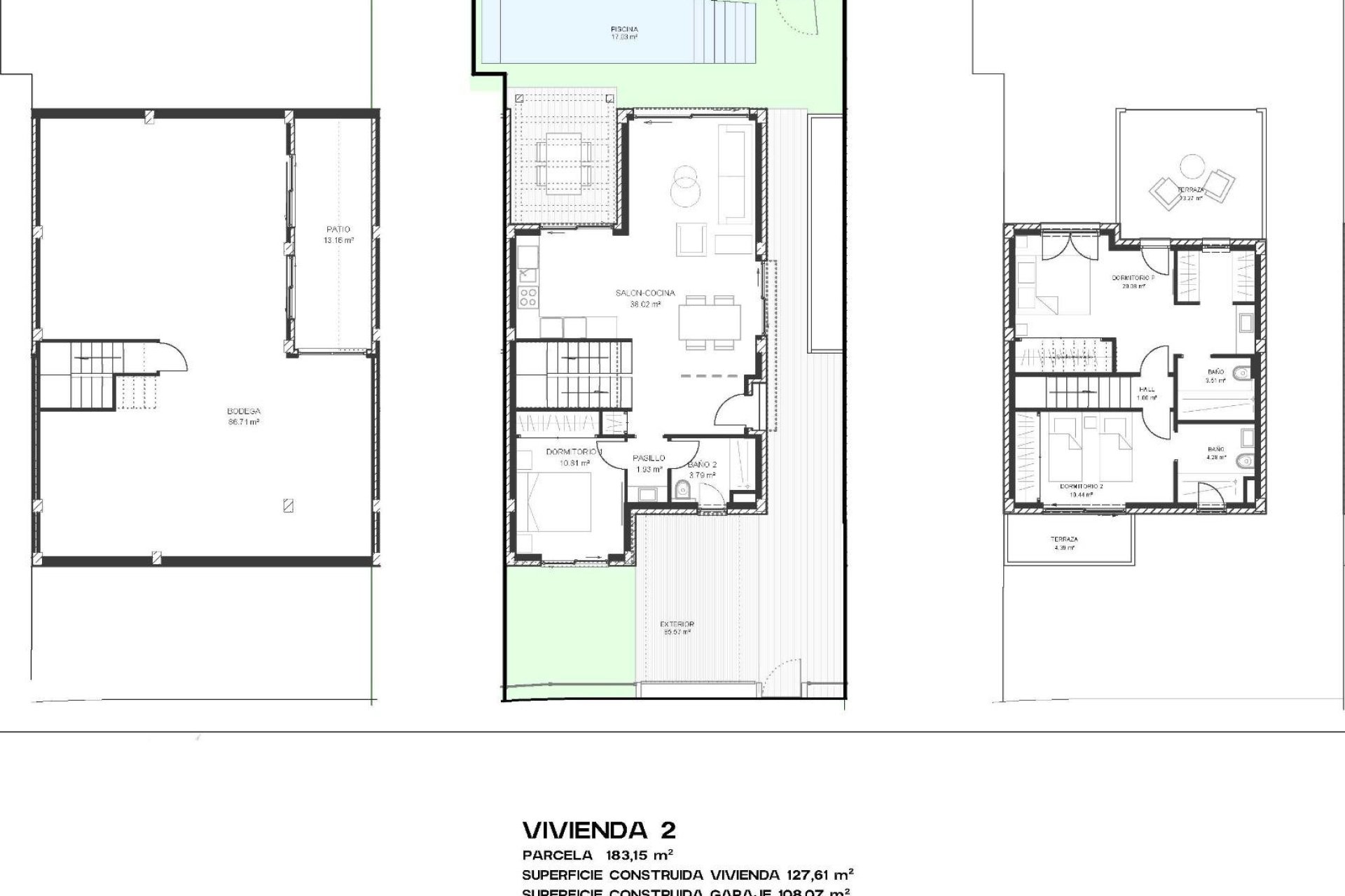 Nieuwbouw Woningen - Villa - Torre Pacheco
