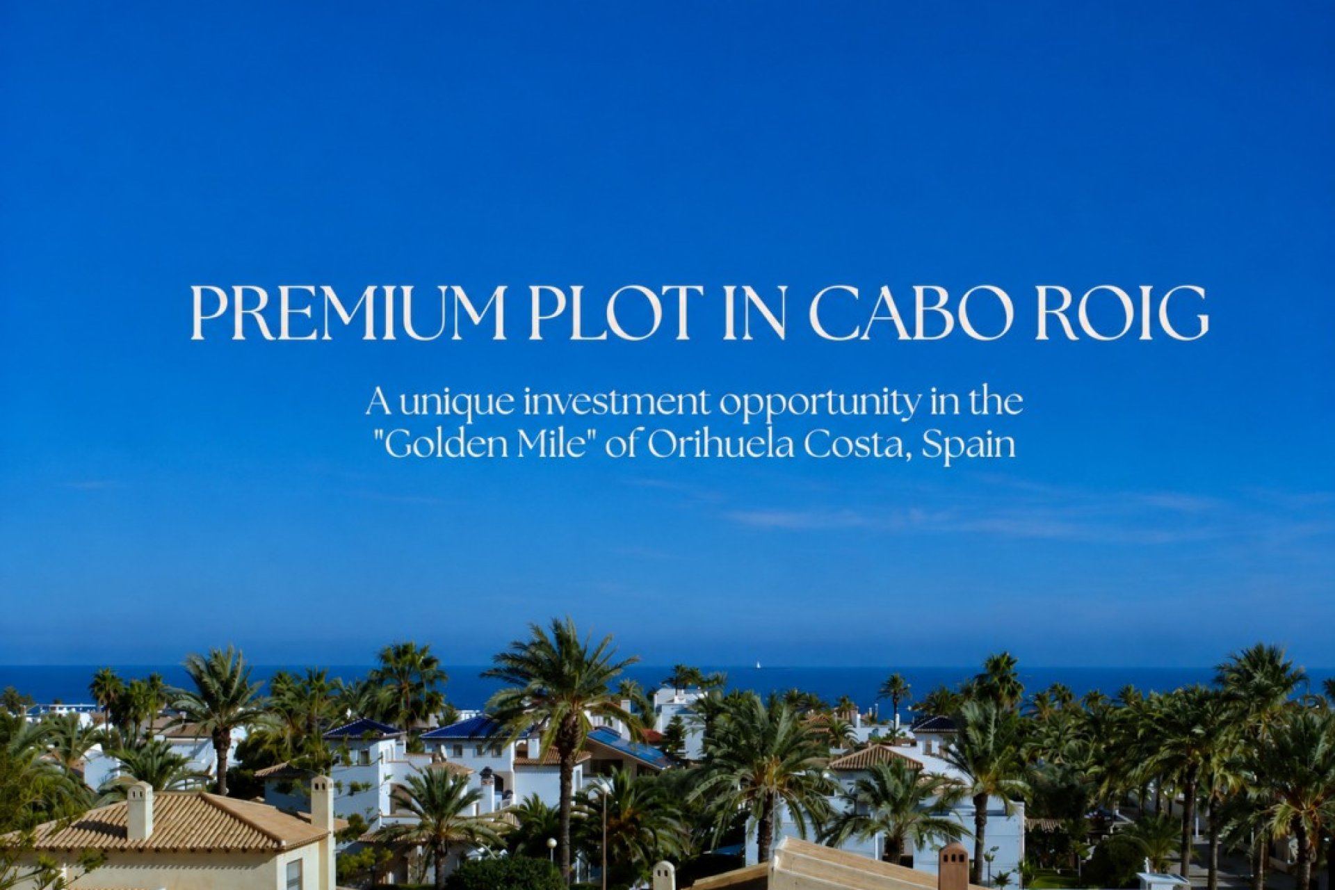 Resale - Plot - Cabo Roig