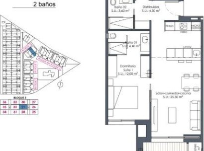 Appartement · Nieuwbouw Woningen - Serena Golf · Murcia · Spanje