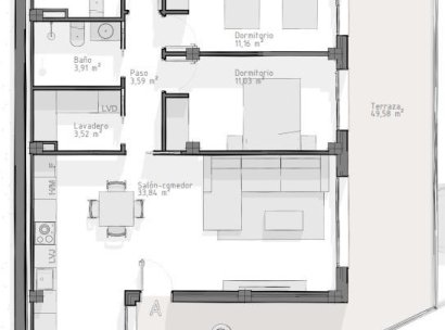 Appartement · Nieuwbouw Woningen - Aguilas · Playa del Hornillo · Murcia · Spanje